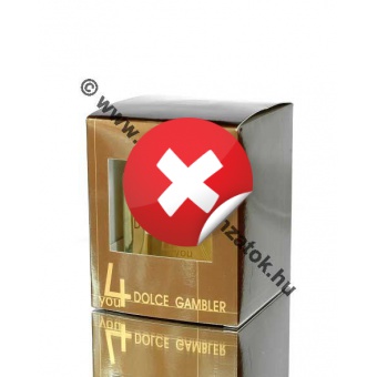 Chat D'or Dolce Gambler 4You (Dolce & Gabbana The One illat)